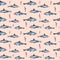 Fish seamless pattern, sardine