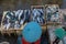 A fish sellers in the jimbaran bali fish market. He sells various types of fresh fish that have just been caught