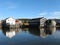 Fish sheds in the cove