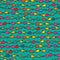 Fish small connect color seamless pattern