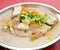 Fish. steamed fish chinese asia style