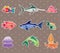 Fish stickers