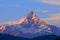 Fish tail mountain view in Annapurna