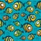 Fish wallpaper - seamless pattern