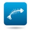 Fishbone icon in simple style