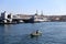 Fisher boat on Golden Horn, Istanbul, Turkey