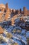Fisher Towers Snowy Canyon