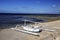 Fisheries catamarans on the beach, Nusa Penida, Indonesia