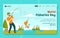 Fisheries Day Social Media Landing Page Illustration Cartoon Hand Drawn Templates Background