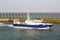 Fisheries Patrol boat entering Whitby harbour