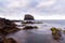 Fisherman on the Atlantic Ocean coast, Madeira island, Portugal