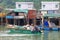 Fisherman boat harbor sea Lantau island, Hongkong