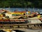 Fisherman boats at Wandoor Beach, Andaman, India