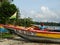 Fisherman boats at Wandoor Beach, Andaman, India