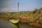 A Fisherman Canoe at Rawa Pening