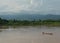 Fisherman fish in the Mekong River