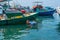 Fisherman and fishing boats in Male, Maldives