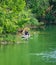 Fisherman Fishing for Smallmouth Bass on Roanoke River