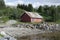 Fisherman house by the fjord