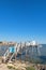 Fisherman huts at the coast