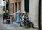 Fisherman Mending Net in Grado