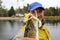 Fisherman Poses with Northern Pike Fish