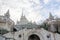 Fisherman`s Bastion in neo-Gothic and neo-Romanesque style, Budapest landmark