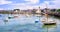 Fisherman\'s boats in the harbour of Roscoff, Brittany, France