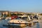 Fisherman`s Wharf in Glyfada, Athens, Greece on June 14, 2017.