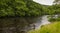 An fisherman salmon fly fishing on the River Orchy, Argyll, Scotland