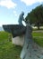 Fisherman sculpture in Setubal pays homage to the sea