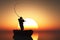 fisherman silhouette pictures