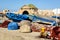 Fisherman sleeping in the harbor in Essaouira