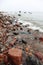 Fisherman Stones in sea water autumn