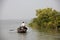 Fisherman in the Sundarbans, India