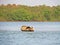 fisherman at Sundarbans and mangrove woods