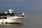 Fisherman throws the anchor after returning from fishing