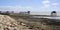 Fisherman wooden hut in gironde river Saint-Palais-sur-Mer west coast france