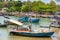 Fishermans boats at fisherman village , Salakphet , koh Chang
