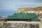 Fishermans lobster pots on on the dock side