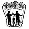 Fishermans and rods - best buds, silhouette vector