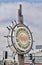 Fishermans wharf sign close up