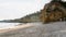 Fishermen on beach Praia Falesia near Albufeira