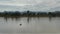 Fishermen boat floating on the majestic Mekong