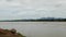 Fishermen boat floating on the majestic Mekong