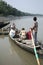 Fishermen on a boat in Sundarbans, India