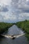 Fishermen boating in Everglades National Park, FL.