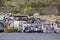 Fishermen on the dock of the Cove