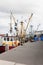 Fishermen in the harbour of Lauwersoog, Netherlands