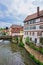 Fishermen houses and Regnitz River in Little Venice Bamberg